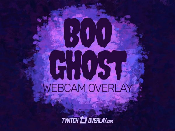 Boo Ghost – Free Halloween Webcam Overlay