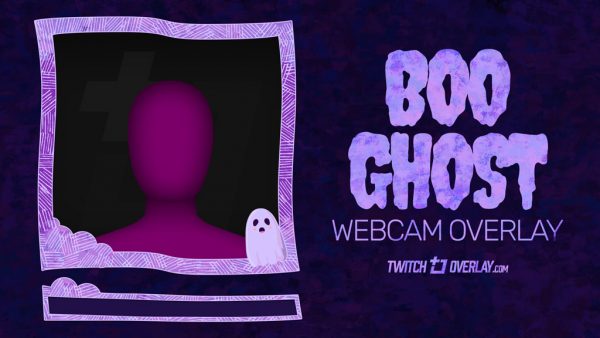 Boo Ghost – Free Halloween Webcam Overlay