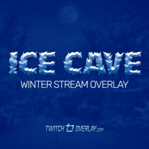 Ice Cave – Snow Twitch Overlay