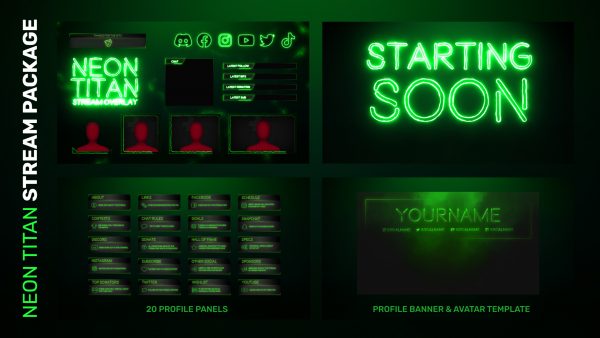 Neon Titan – Neon Green Stream Package