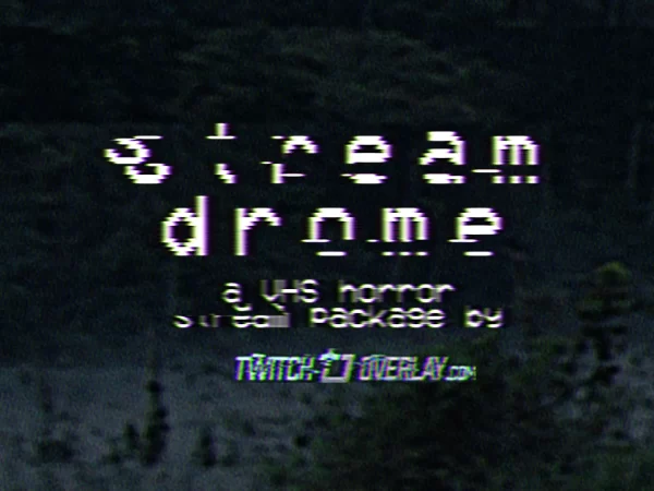 Streamdrome – Creepy Stream Overlay Package