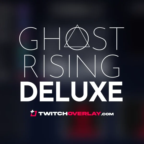 Ghost Rising Deluxe – Minimal Twitch Overlay Package