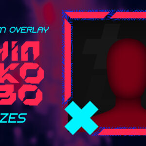 Shinjukombo – Red Neon Tokyo Twitch Overlay for OBS